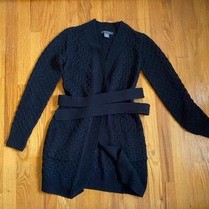 Black belted Cardigan - XSmall